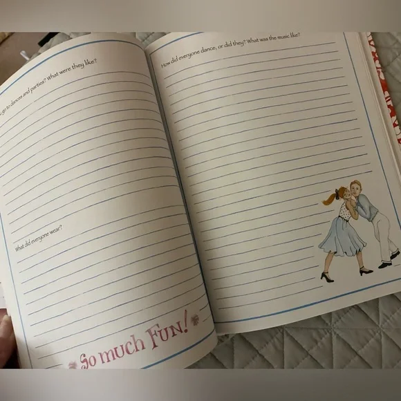 Mom, Tell Me Your Story…Please? Guided Journal Hardcover Book by Susan Branch! - Picture 4 of 6